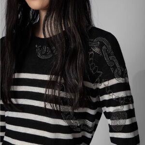 Zadig & Voltaire Black Knit Sweater